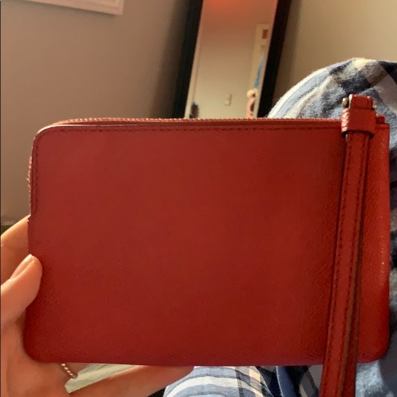 Hot Pink Coach wristlet. - Picture 2 of 3